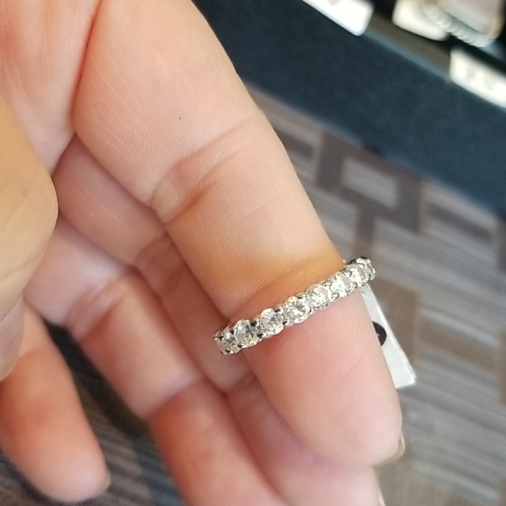 Eternity CZ ring sz 6